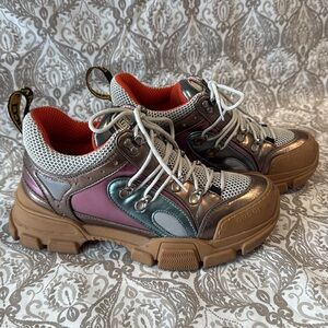 Gucci Women's Multicolor Flashtrek Sneakers